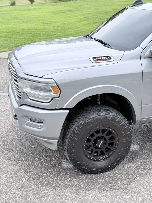 Ram truck paint and wheel detail