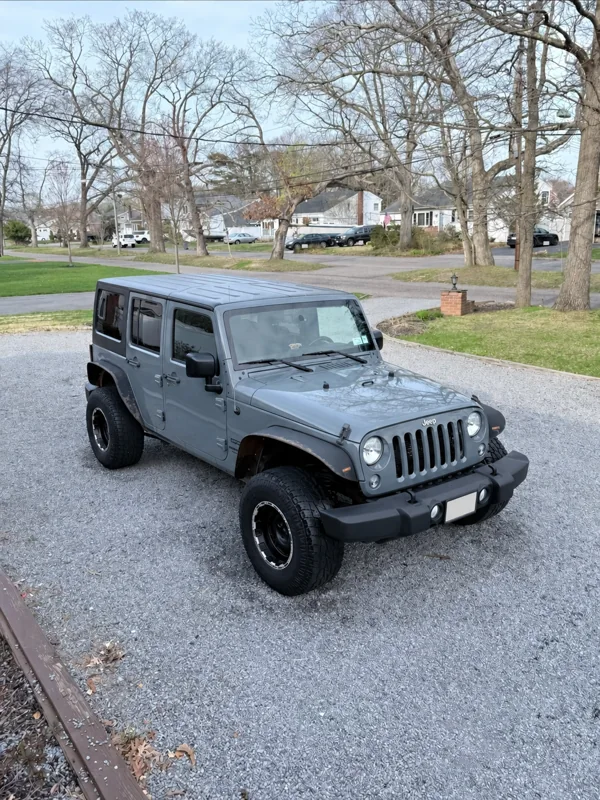 Jeep Wrangler exterior finish